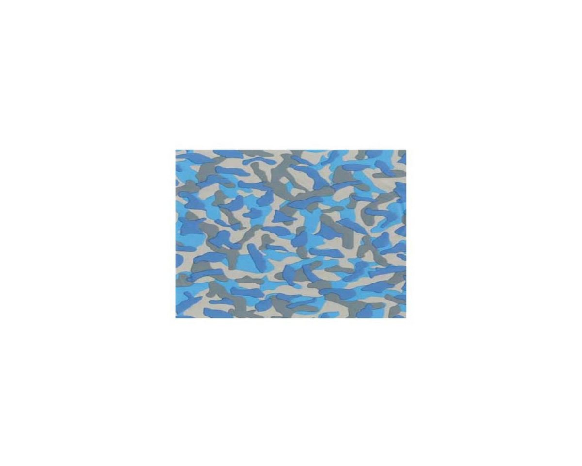 AS4HOME Möbelfolie Möbelfolie Camouflage blau Camo - 45 cm x 200 cm, Muster: Tarnmuster von AS4HOME