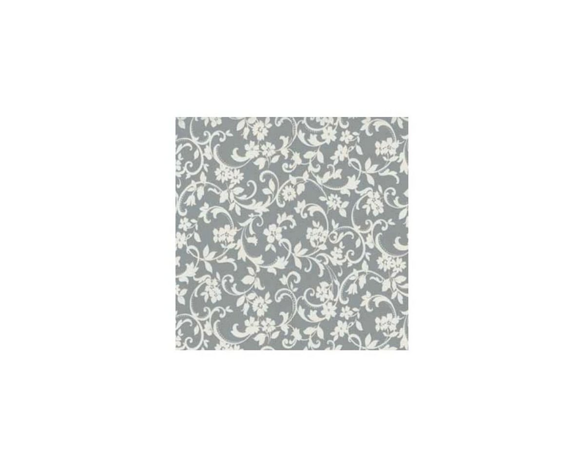AS4HOME Möbelfolie Möbelfolie Ranken grau weiss - 67 cm x 200 cm, Muster: Blumenmuster von AS4HOME