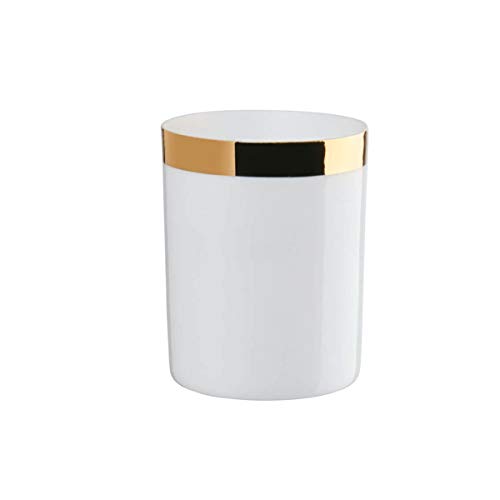 ASA Selection - Windlicht - Porzellan - Weiß mit Goldrand - Ø 6cm / H: 7,8cm - Lieferumfang beinhaltet 1 Stück! von ASA
