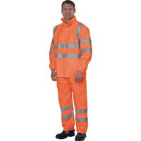 Rjo/l Warnschutz-Regenjacke Größe l orange - Prevent von ASATEX AKTIENGESELLSCHAFT