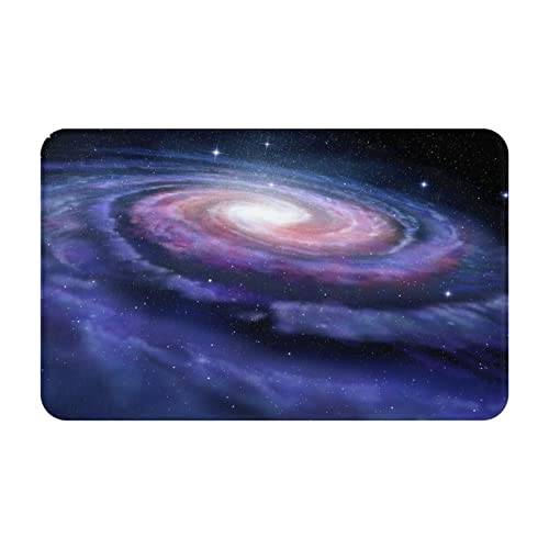 ASEELO 80 x 49 cm Fußmatte Weltraum Spirale Kosmische Energie Eingangsteppich Schmutzfänger für drinnen und draußen rutschfest Teppich Barrierematte von ASEELO