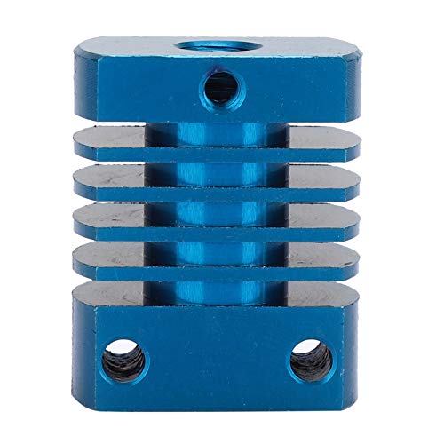 ASHATA 3D-Drucker Kühlkörper Aluminiumrohr CR8 Hochwertiges Blaues Zubehör für MK10 Extruder, Kühlkörper Aluminiumrohr für Verbesserten Kühleffekt, Langlebig von ASHATA