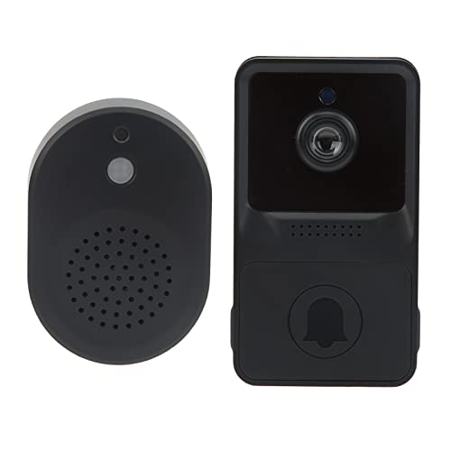 Intelligente Drahtlose Türklingelkamera, Video-Türspion, WiFi-Video-Türklingel für Überwachungssicherheit, Haussicherheitssystem mit Bewegung, Smart Life-App-Steuerung von ASHATA