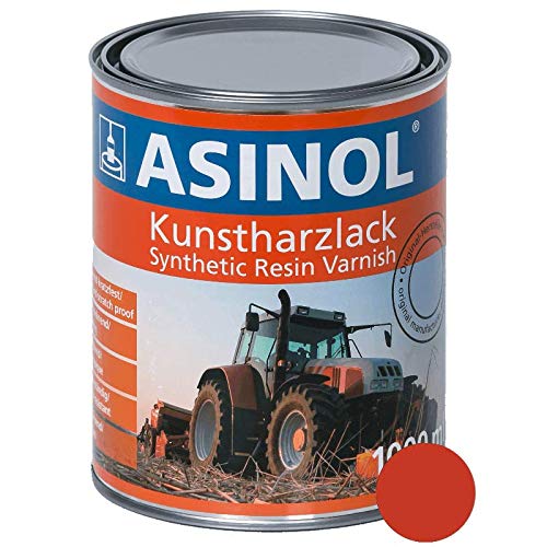 ASINOL AGRIA ROT NEU 1.000 ml Kunstharzlack Farbe Lack 1l Liter Dose von ASINOL