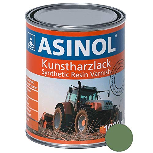 ASINOL BRUNS GRÜN 1.000 ml Kunstharzlack Farbe Lack 1l Liter Dose von ASINOL