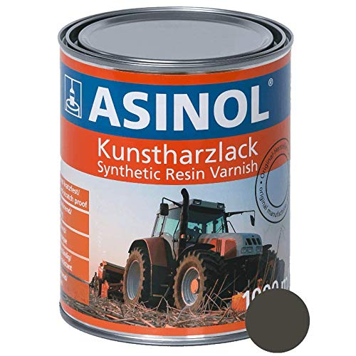 ASINOL EICHER GRAU 1.000 ml Kunstharzlack Farbe Lack 1l Liter Dose von ASINOL