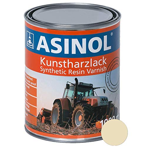 ASINOL IHC beige 1.000 ml Kunstharzlack Farbe Lack 1l Liter Dose von ASINOL