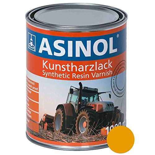 ASINOL PÖTTINGER GELB 1.000 ml Kunstharzlack Farbe Lack 1l Liter Dose von ASINOL