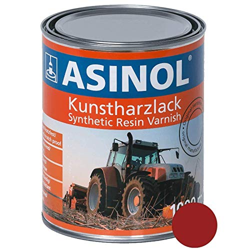 ASINOL passend für Porsche-Diesel Motorenbau GmbH in Renault Rot 1.000 ml Kunstharzlack Farbe Lack 1l Liter Dose von ASINOL