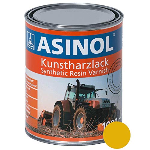 ASINOL RAL 1004 GELB GELB 1.000 ml Kunstharzlack Farbe Lack 1l Liter Dose von ASINOL