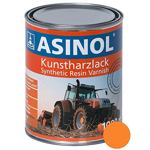 ASINOL RAL 2003 pastellorange hochglänzend 1 Liter, 1.000ml Kunstharzlack von ASINOL