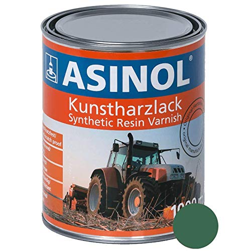 ASINOL Reisch grün 1.000 ml Kunstharzlack Farbe Lack 1l Liter Dose von ASINOL