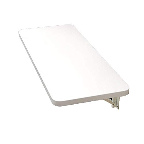 ASerZenith Klappbarer Wandtisch zur Wandmontage, weiß, klappbarer Esstisch für kleine Räume, Computertisch, umwandelbarer Schreibtisch, 1-60, 40 cm von ASerZenith
