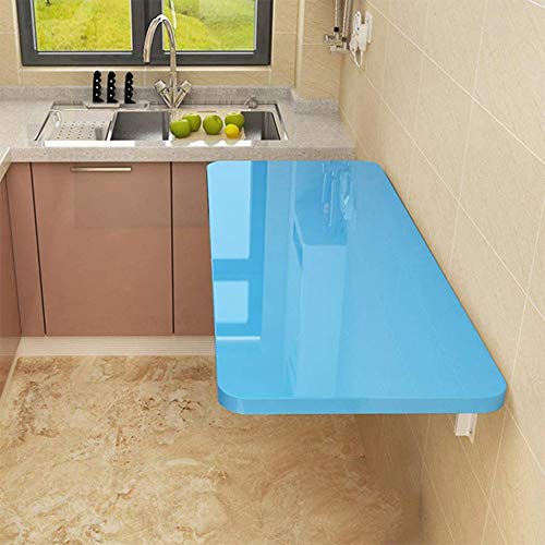 ASerZenith Wandmontierter Tisch Klappbarer Esstisch aus Holz, Klapptisch Computer-Lerntisch Küchenbock Schreibtisch Wasserdicht,A-60 * 30cm/24 * 12in von ASerZenith