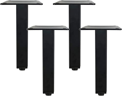 Set mit 4 Möbelfüßen, Schrankfüßen, Möbelbeinen, Sofabeinen aus Eisen, für Couch-Lounge-Sessel, Schreibtisch, Schrankbein, Stehfüße, höhenverstellbar (Größe: 16 cm) (Farbe: A, Größe: 16 cm) (A 16 cm) von ASerZenith