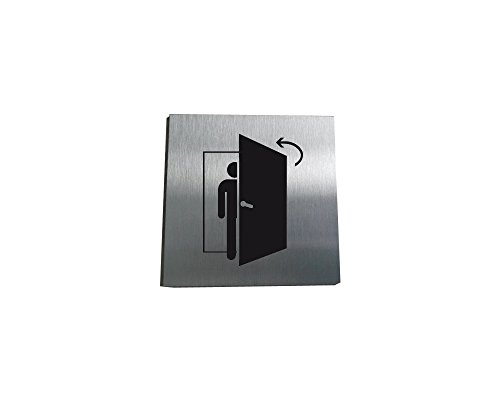 AUA SIGNALETIQUE - Plaque Alu Brossé Fermez la Porte - 200x200 mm AUA SIGNALETIQUE - Plaque Alu Brossé Fermez la Porte - 200x200 mm von AUA SIGNALETIQUE