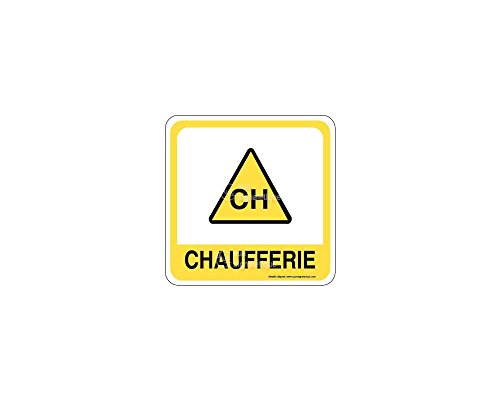 AUA SIGNALETIQUE -Plaque de porte Chaufferie PvcSign avec double face adhésif von AUA SIGNALETIQUE