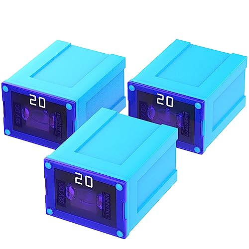 AUPROTEC JCASE LP Blocksicherung Low Profile OTO JLP Female 20A - 60A Auswahl: 20A Ampere türkis, 3 Stück AUPROTEC JCASE LP Blocksicherung Low Profile OTO JLP Female 20A - 60A Auswahl: 20A Ampere türkis, 3 Stück von AUPROTEC