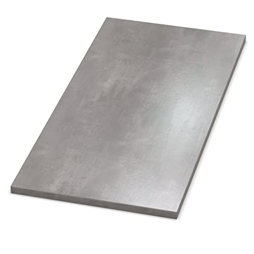 AUPROTEC Tischplatte 19mm Beton Perlgrau 1500 mm x 900 mm Holzplatte Dekor Spanplatte mit 2mm ABS Kante Auswahl: 150x90 cm AUPROTEC Tischplatte 19mm Beton Perlgrau 1500 mm x 900 mm Holzplatte Dekor Spanplatte mit 2mm ABS Kante Auswahl: 150x90 cm von AUPROTEC