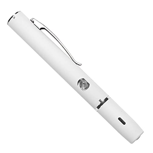 AUTOECHO Wiederaufladbare USB-Stift-Taschenlampe - Tragbare -Edelstahl-Taschenlampe - Wiederverwendbare und tragbare Stiftlampe für Studenten, Ärzte, Krankenschwestern von AUTOECHO