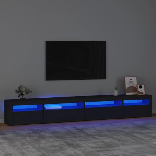 AUUIJKJF Dieser Artikel- TV-Schrank mit LED-Lichtern, schwarz, 270 x 35 x 40 cm von AUUIJKJF