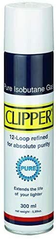 Clipper Zubehör Flints Flintsysteme Gas + 1 Sticker High Zombie (1, Clipper Gas 300 ml White) von AV AVIShI