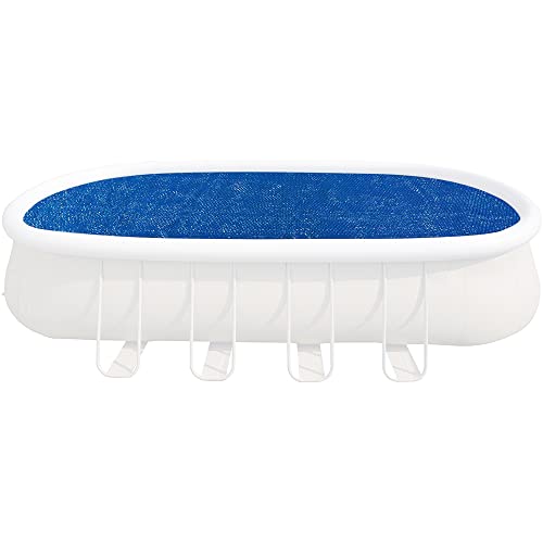 AVENLI Cleanplus Solarabdeckplane 504 x 260 cm für 540 x 304 cm Frame Pool Solarabdeckung Solarfolie oval blau von AVENLI