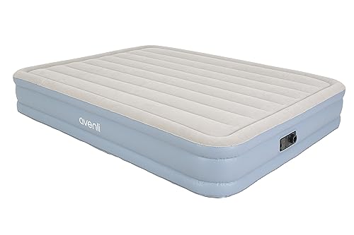 AVENLI Luftbett selbstaufblasend Luftmatratze Gästebett Doppelbett für 2 Personen 203 x 152 x 33 cm mit eingebauter integrierter automatischer Pumpe von AVENLI