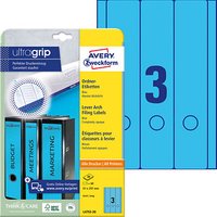 60 AVERY Zweckform Ordneretiketten L4753-20 blau von AVERY Zweckform