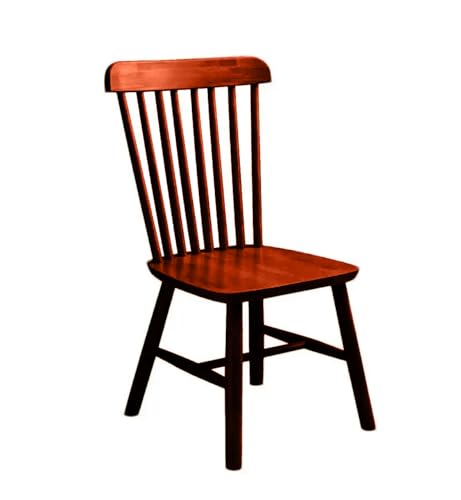 AWC Windsor Stuhl, Küchenstuhl, Holzstuhl, Esszimmerstuhl, Strossenstuhl, skandinavisch, Vintage, Sitzmöbel, Esszimmerstühle, Stühle, Küchenstühle, Chairs, Wishbone Chair, Bistrostühle (Dunkelbraun) von AWC