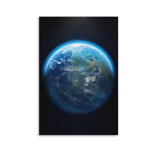 Schöne Erde Planet Wandkunst Leinwand Poster Raum Natürliche Moderne Wanddekoration Poster Schlafsaal Dekor Malerei Kunst von AYAROS