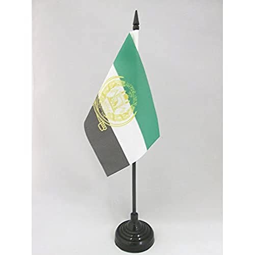 AZ FLAG TISCHFLAGGE Afghanistan ALT 2001-2002 15x10cm - AFGHANISCHE TISCHFAHNE 10 x 15 cm - flaggen von AZ FLAG