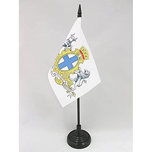 TISCHFLAGGE WAPPEN VON MARSEILLE 15x10cm - MARSEILLE TISCHFAHNE 10 x 15 cm - flaggen AZ FLAG von AZ FLAG