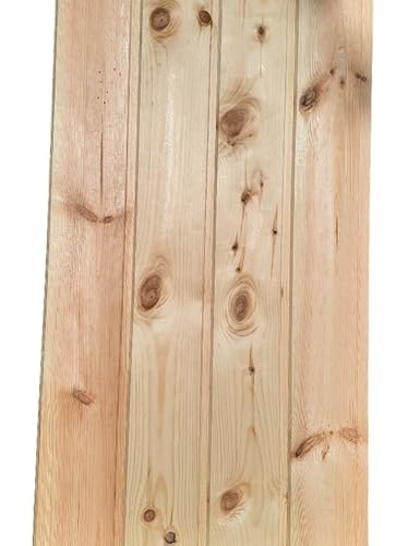 AZZAP Profilbretter Profilholz Fassadenprofil Fasebretter Kiefer 20x120mm Länge:150cm Holz 14 St. von AZZAP