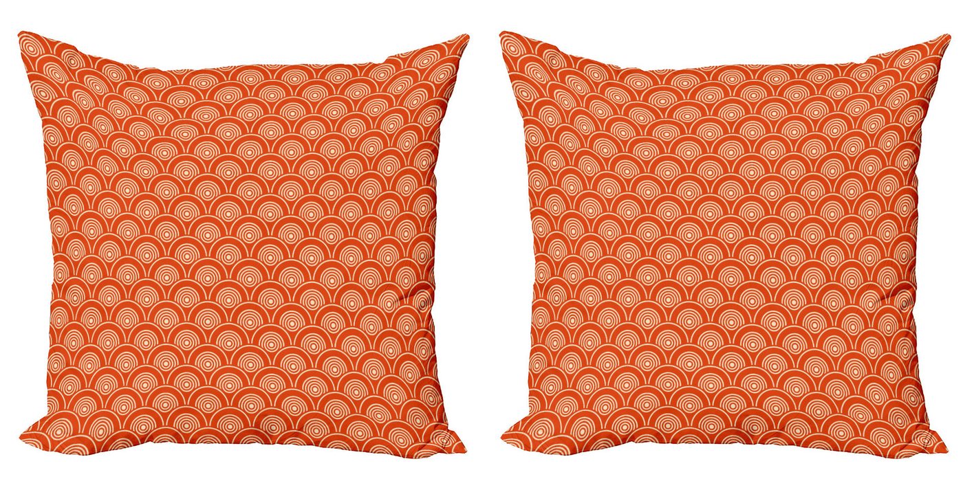 Kissenbezüge Modern Accent Doppelseitiger Digitaldruck, Abakuhaus (2 Stück), Geometrisch Kimono Motive Muster von Abakuhaus