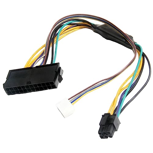 Abcsweet Haupt-24-Pin Zu-6-Pin PCIE Netzteilkabel Für 8200 8300 Motherboards. Kabel 18 AWG Ersatz Netzteilkabel von Abcsweet