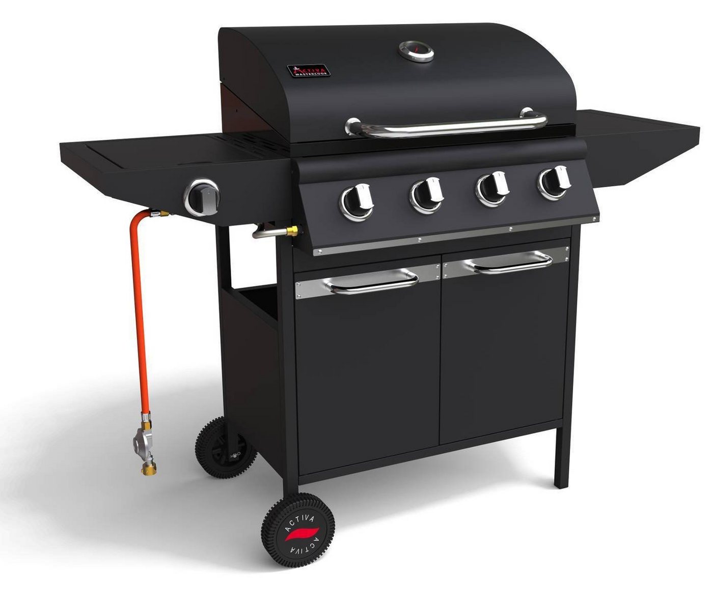 Activa Gasgrill Dakota / 12241, inkl. Gasschlauch und Druckminderer, Piezozündung, Seitenbrenner, Ablageflächen Activa Gasgrill Dakota / 12241, inkl. Gasschlauch und Druckminderer, Piezozündung, Seitenbrenner, Ablageflächen von Activa
