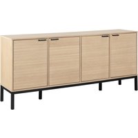 ACTONA GROUP Sideboard "Kensington", Anrichte, 4 Türen und 4 Böden weiss pigmentiert Eiche, 180x40x80cm ACTONA GROUP Sideboard "Kensington", Anrichte, 4 Türen und 4 Böden weiss pigmentiert Eiche, 180x40x80cm von Actona Group