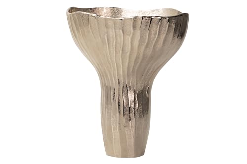 Adda Home Vase, Aluminium, 27 x 22 x 30 cm von Adda Home