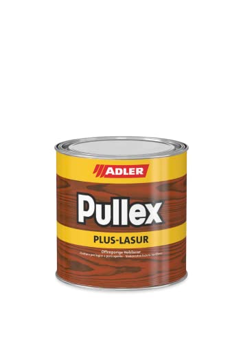 ADLER Pullex Plus-Lasur - Holzlasur Außen Farblos - Universell einsetzbare & aromatenfreie Holzschutzlasur als perfekter UV- & Wetterschutz - 750 ml Kastanie/Braun von ADLER