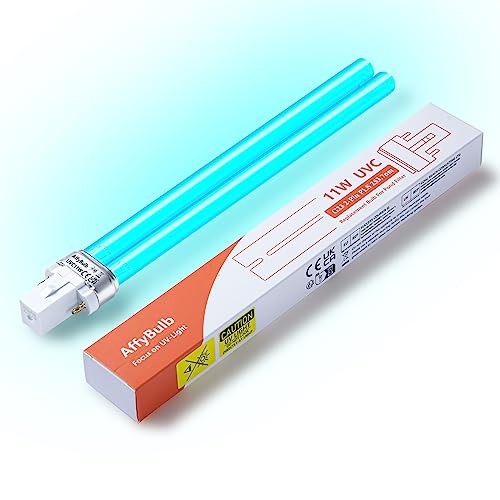 AffyBulb 11 W G23 PLS Ersatz-UV-Leuchtmittel, für Teich-UVC-Filter, Maschine oder Klärer von AffyBulb