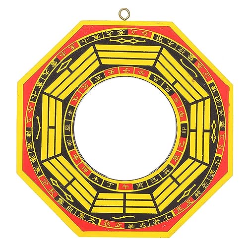Agatige Bagua-Spiegel, 6 inch concave Mirror chinesischer Feng Shui konvexer/konkaver Spiegel, traditioneller taoistischer Glücksspiegel für Münzsammler, Geschäftsleute, Immobilienmakler von Agatige