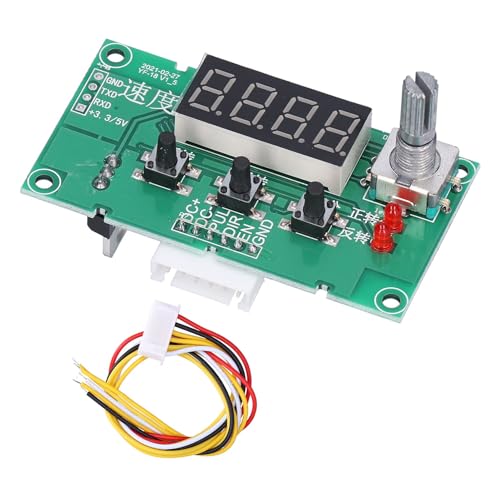 Agatige schrittmotor Treiber, Stepper Motor Driver, schrittmotor Steuerung, DC8‑24V Schrittmotor-Controller-Platine, Schrittmotor-Antriebs-Controller-Modul Drehzahlregelung mit Digitalanzeige von Agatige