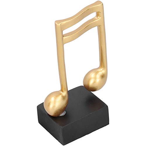 notenschlüssel deko, musik deko, 14 x 4,9 x 5,8 cm Musik-Dekorationsfigur, Kunstharz-Musiknote-Figur, Desktop-Statue, Musikskulptur, Dekoration, Ornamente, für Wohnzimmer, Kinderzimmer, Geschenke von Agatige