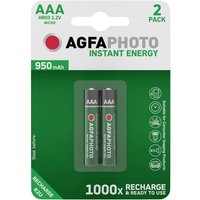 Agfaphoto - Akku NiMH, Micro, aaa, HR03, 1.2V/950mAh (132-803944) von Agfaphoto