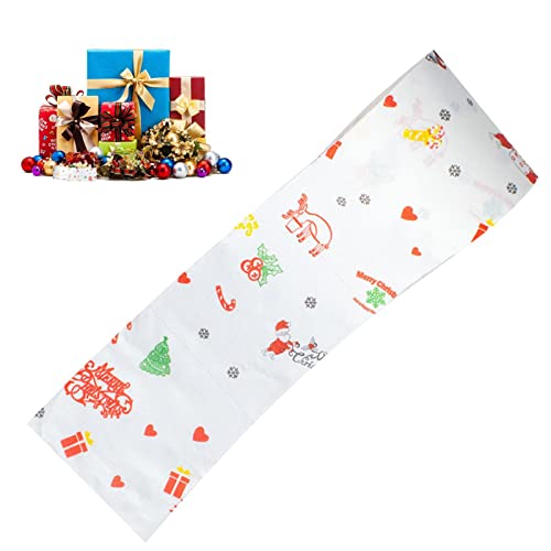 Aibyks Lustiges Weihnachtstoilettenpapier | Niedliches Weihnachtsmann-Geschenkbox-Muster-Toilettenpapier - Dekoratives Badezimmer-Tuch für Weihnachtsdekoration, Partyzubehör von Aibyks