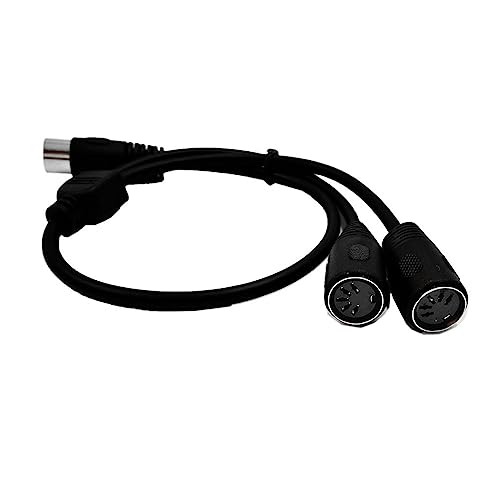 Ailan Din 5 Pin Splitter Y Adapter Professionelle Stecker auf Dual Buchse Verlängerung Linie Tragbare Stereo Kabel Konverter MIDI Kabel von Ailan