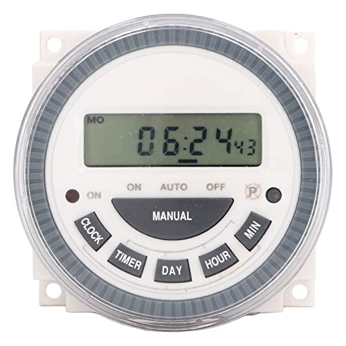 Digitaler Zeitschalter Digitaler programmierbarer Timer NO NC Hochpräzises Zeitsteuerrelais für die Zeitsteuerung in der Werkswerkstatt zu Hause AC200-250V von Ailao