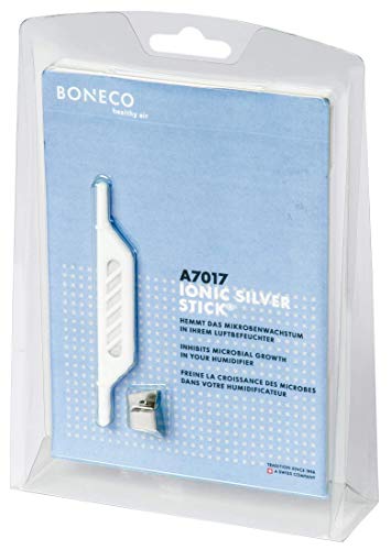BONECO Ionic Silver Stick A7017 - hemmt Mikrobenwachstum im Luftbefeuchter - sorgt für langanhaltendes und gesundes Wasser, weiß von BONECO