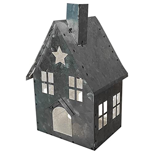 Hauskerzenlaterne - Vintage Haus Geformte Metalllaterne - Kerzenständer Für Haus Weihnachten Einweihungsgeschenk Verschenken Neues Eigenheim Deko von Aizuoni